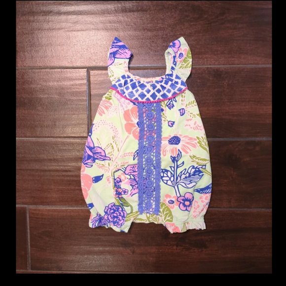 3/6 M Matilda Jane The Adventure Begins Parachute Romper Shortall Onesie - Picture 1 of 8